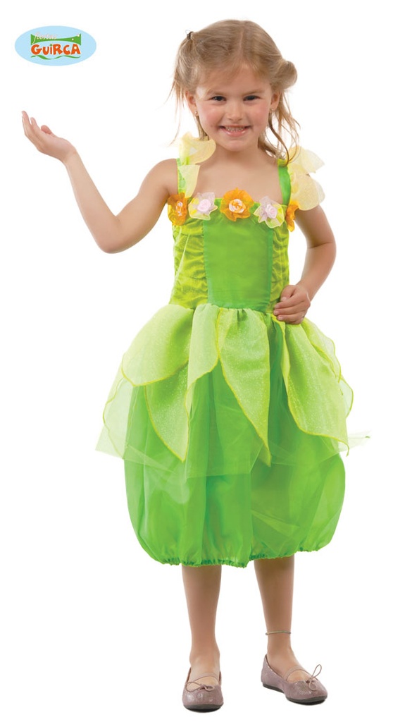 HADA VERDE INFANTIL TALLA 5-6 AÑOS