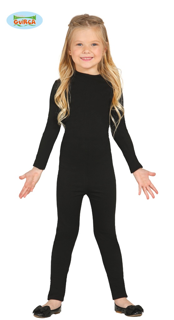 MAILLOT INFANTIL NEGRO 5-8 AÑOS (SUPER-ELÁSTICO)