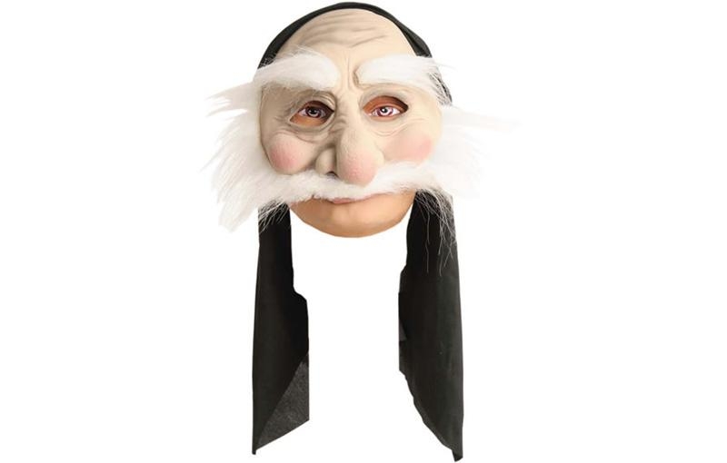 Media m scara viejo capucha