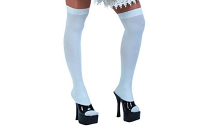 Medias blancas cortas