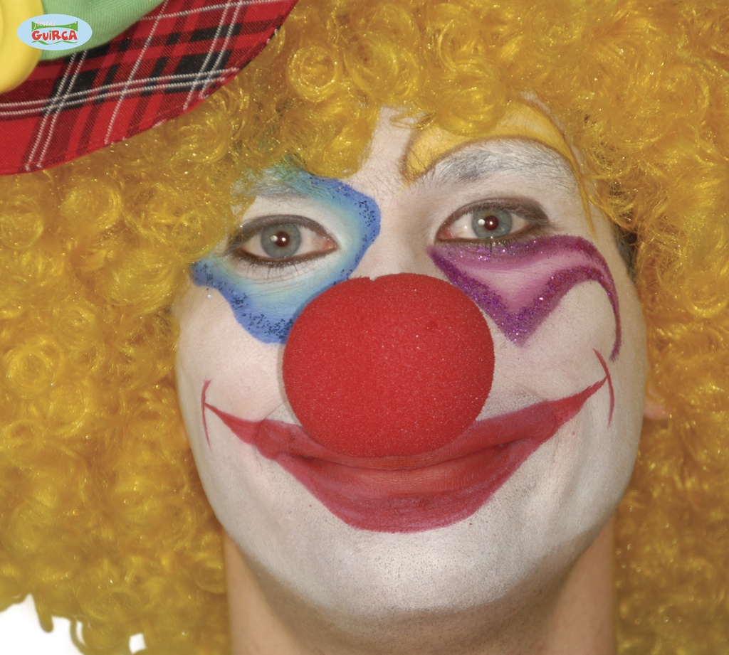 NARIZ ROJA ESPUMA PAYASO     5 CMS.