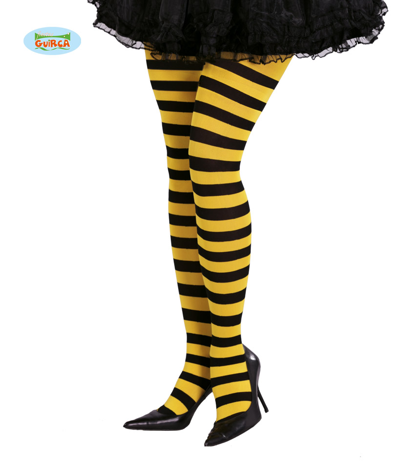 PANTYS RAYAS AMARILLAS/NEGRAS