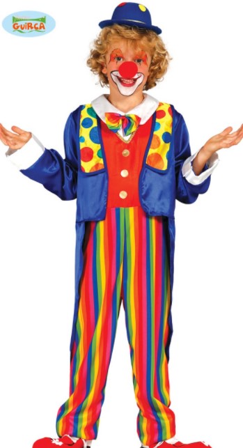 PAYASO INFANTIL TALLA 5-6 AÑOS