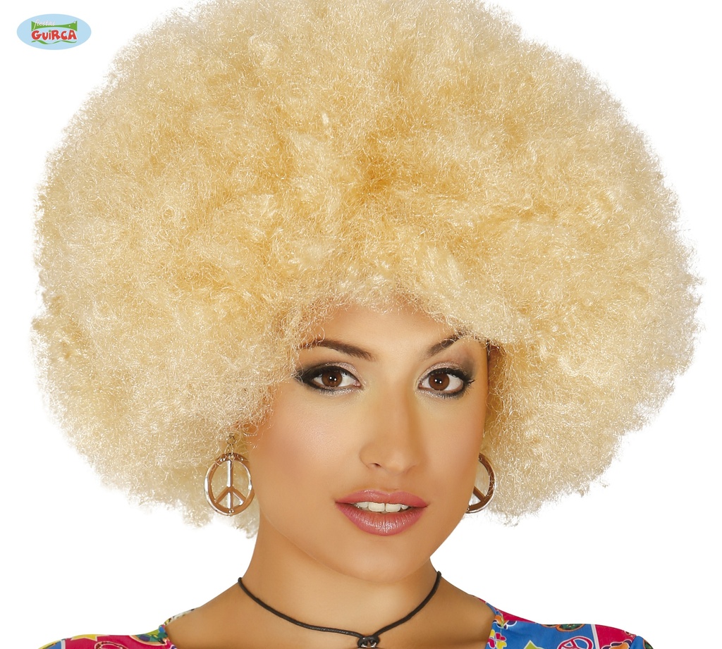 PELUCA AFRO RUBIA EXTRA