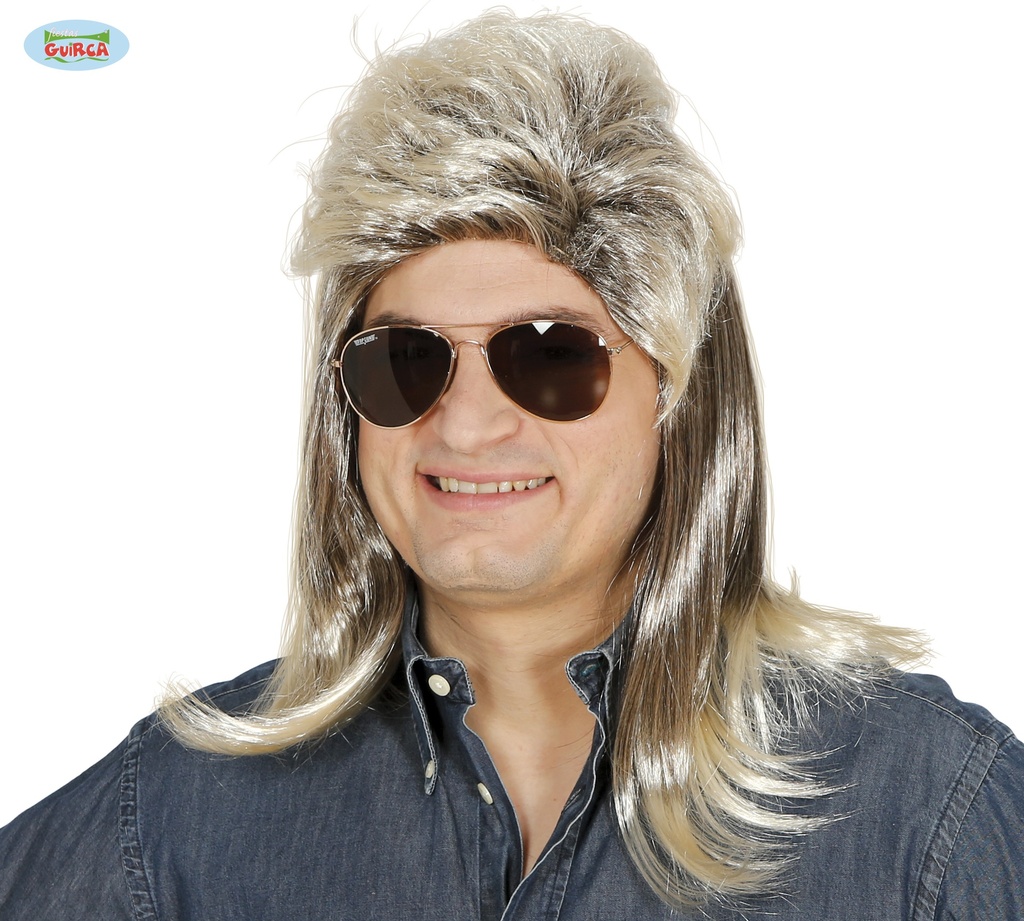 PELUCA HIPPIE CON CINTA(ENVASE CAJA)