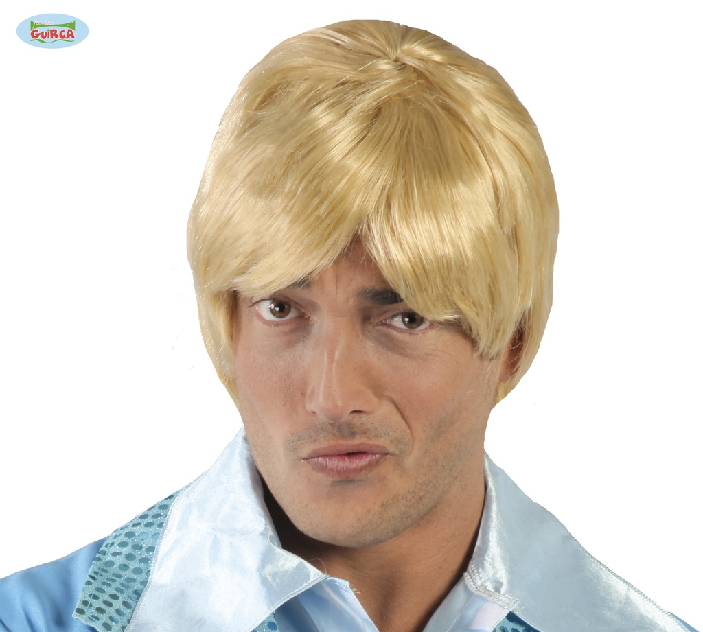 PELUCA HOMBRE RUBIA(ENVASE CAJA)