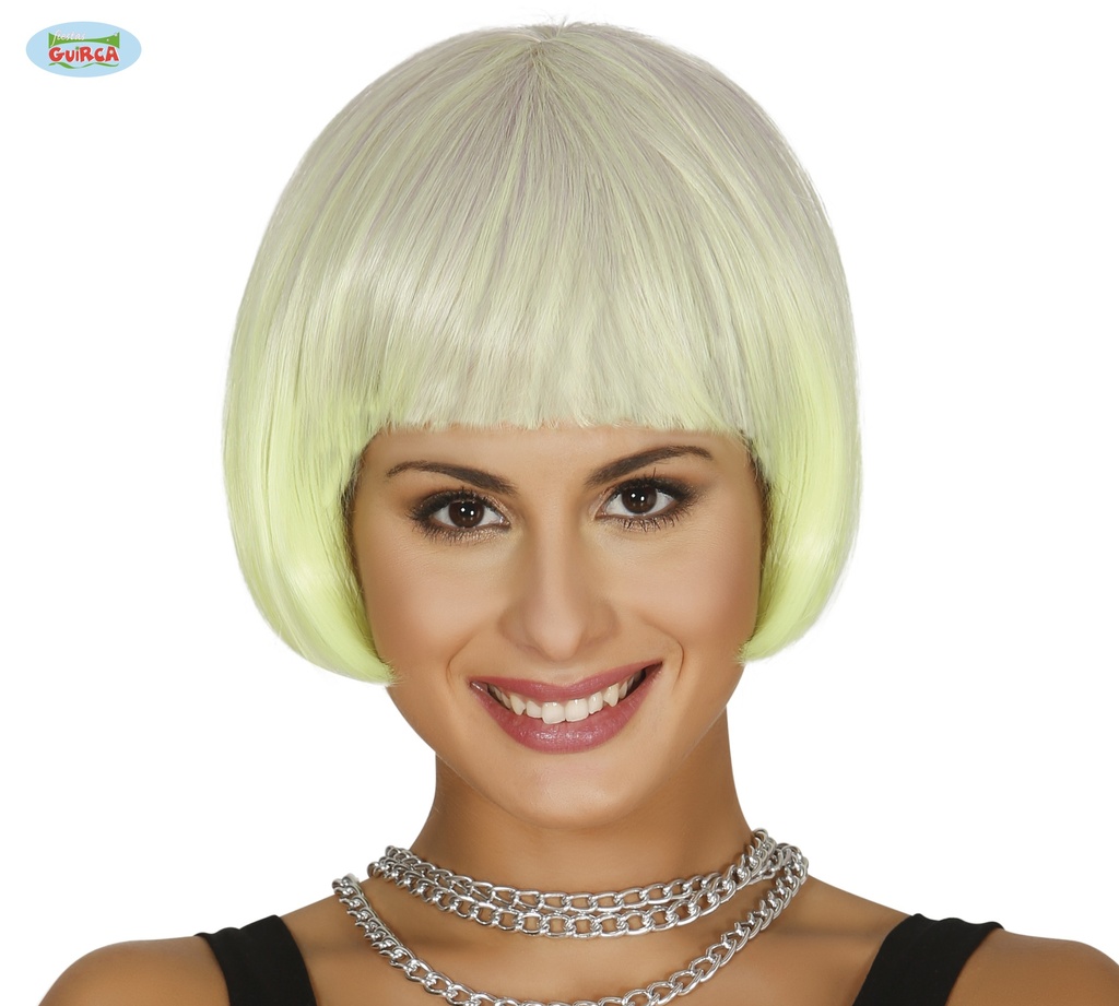 PELUCA MELENA AMARILLA EXTRA(ENVASE CAJA