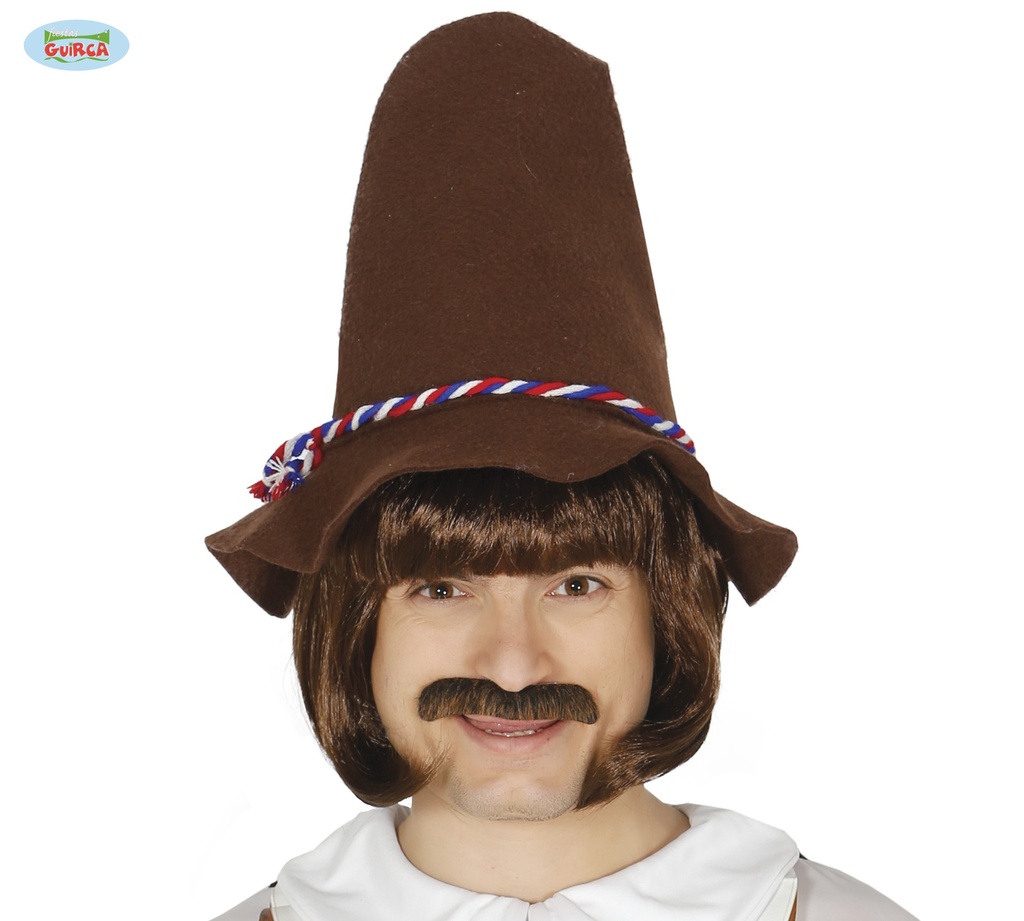 PELUCA MELENA CASTAÑA(ENVASE CAJA)