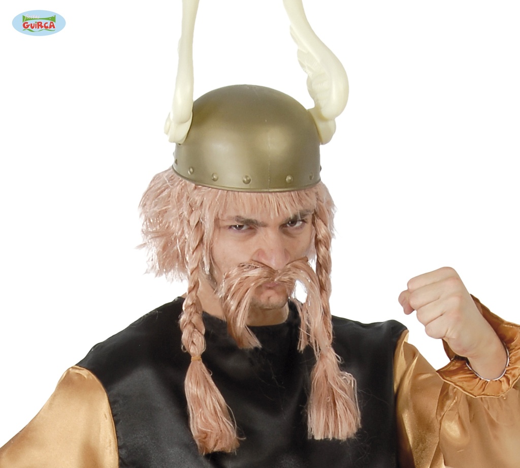 PELUCA Y BIGOTE GALO (ENVASE CAJA)