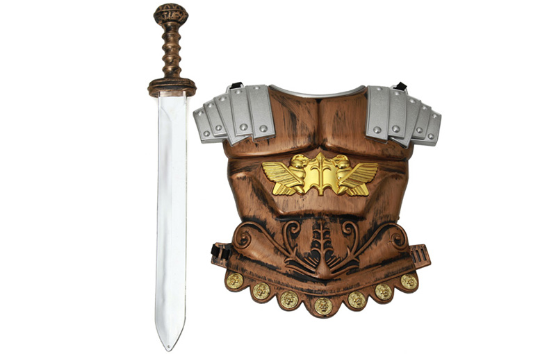 Peto romano con espada