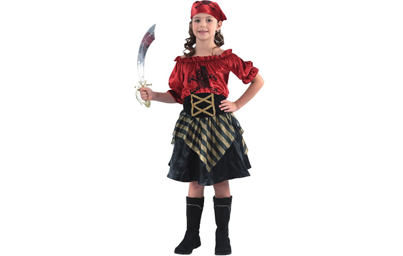 PIRATA NIÑA ROJA T-3