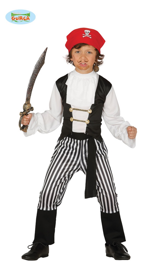 PIRATA RAYAS INFANTIL 5-6 AÑOS