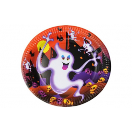 Plato fantasma 22,5 cm 6 ud