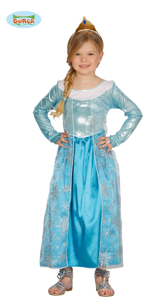PRINCESA ESCARCHADA INFANTIL 3-4 AÑOS
