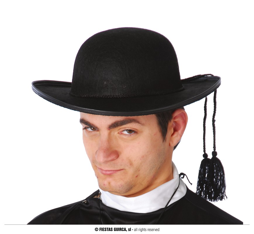 SOMBRERO CURA FIELTRO