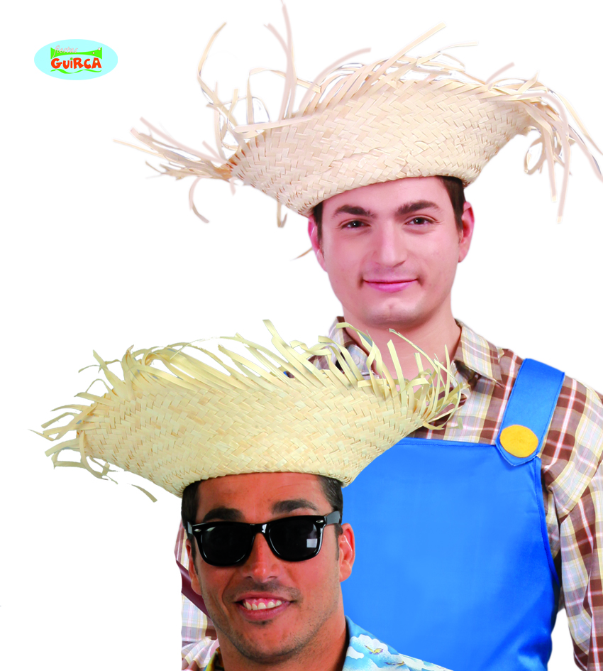 SOMBRERO ESPANTAPAJAROS PAJA