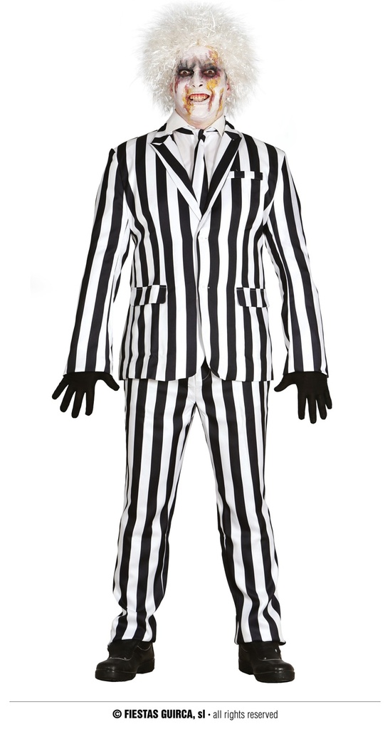 TRAJE RAYAS ADULTO TALLA L