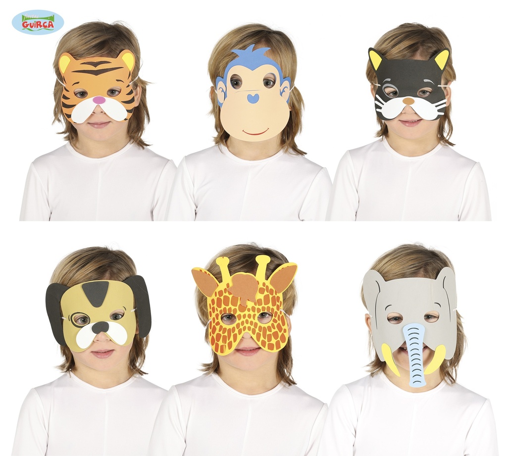 CARETAS ANIMALES SURTIDAS EVA