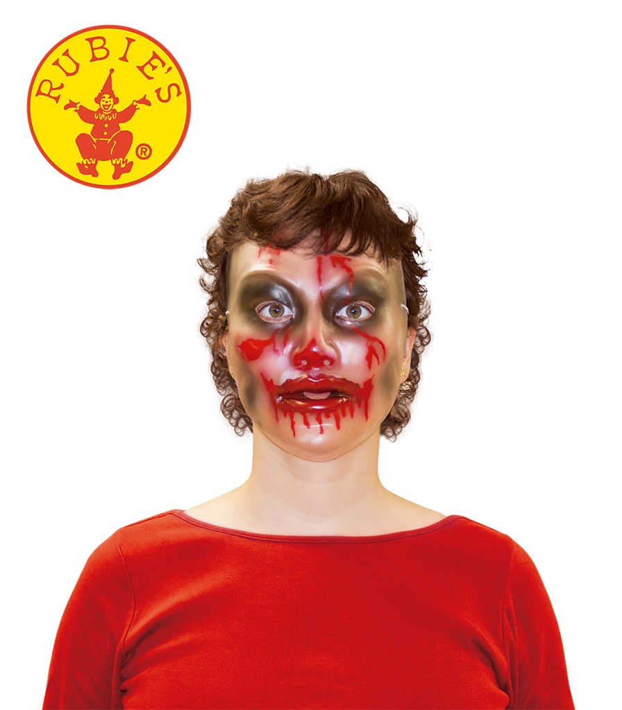MASCARA ZOMBI TRANSPARENTE MUJER