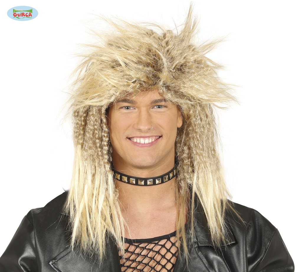 PELUCA RUBIA ROCK 90 EN CAJA