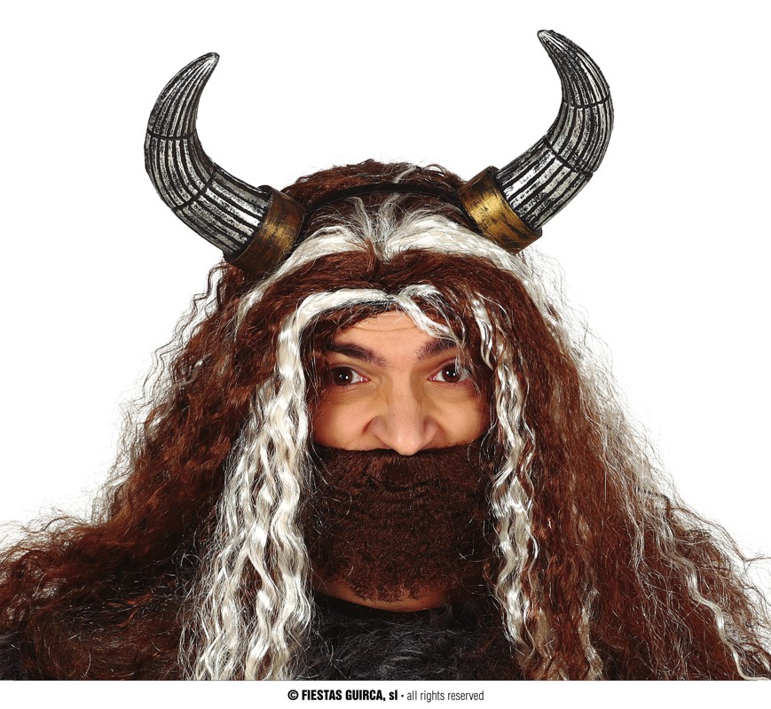 DIADEMA CUERNOS VIKINGO