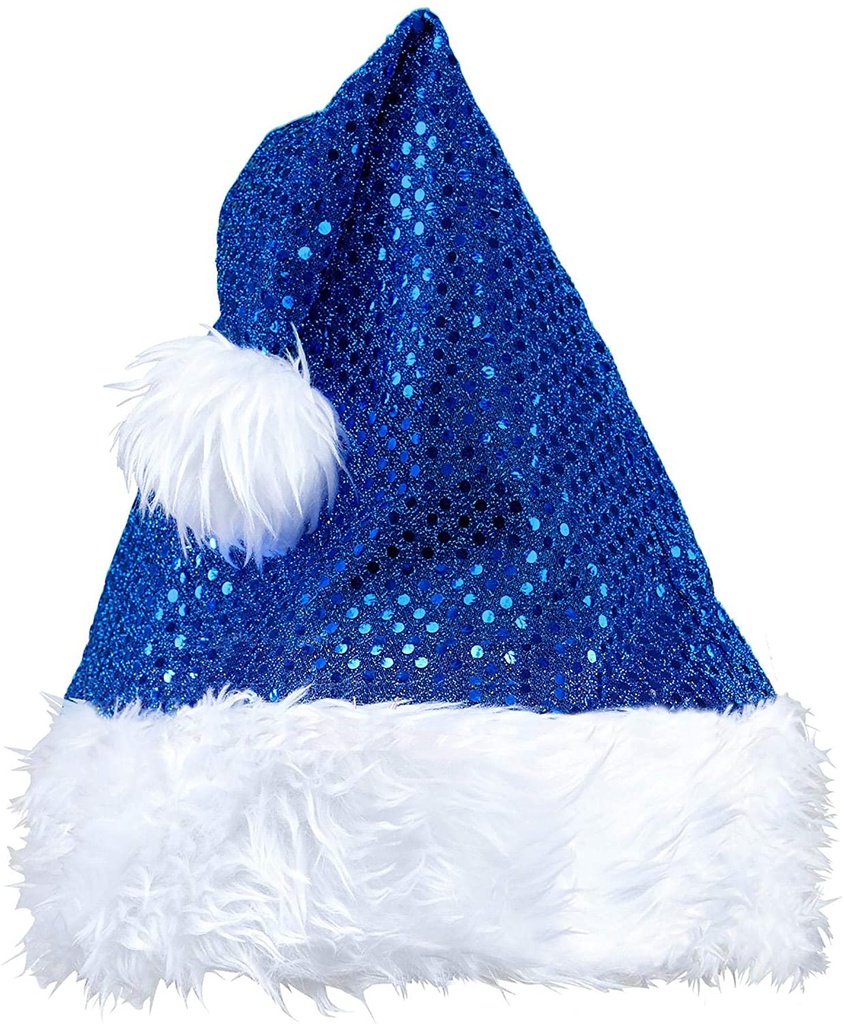 GORRO PAPA NOEL AZUL