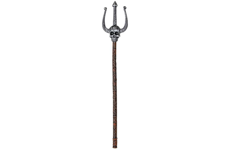 Tridente calavera 90 cm.