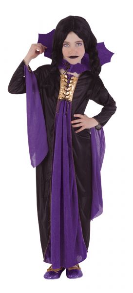 DISFRAZ VAMPIRESA GOTICA LILA INF talla 3-4