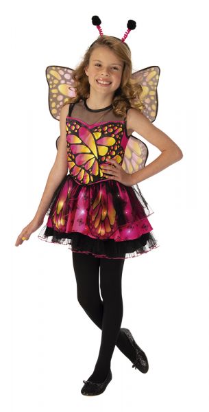  MARIPOSA ROSI CON LUZ INF T-S