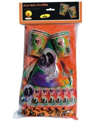 BOLSA FIESTA HALLOWEEN P/6 PERSONAS SURTIDO