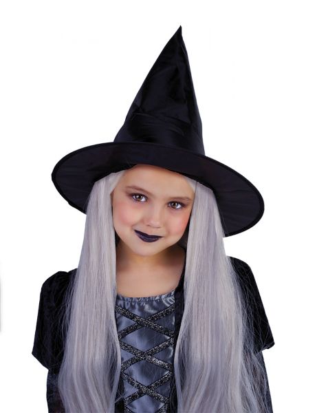 SOMBRERO BRUJA INFANTIL CON PELO