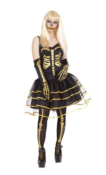 DISFRAZ SKELITA GOLD AD