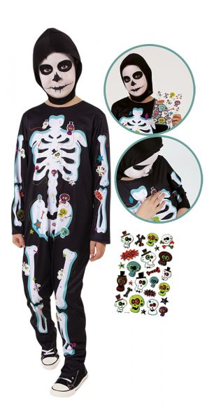 DISFRAZ SKELETIN PEGATIN INF (3-4)