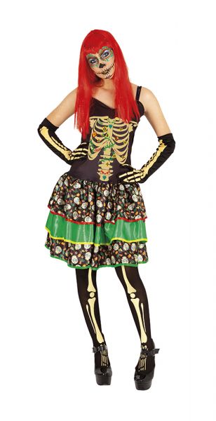 DISFRAZ CATRINA ELEGANTE AD