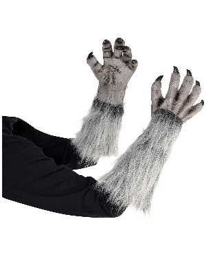 GUANTES DEL HOMBRE-LOBO CON PELO