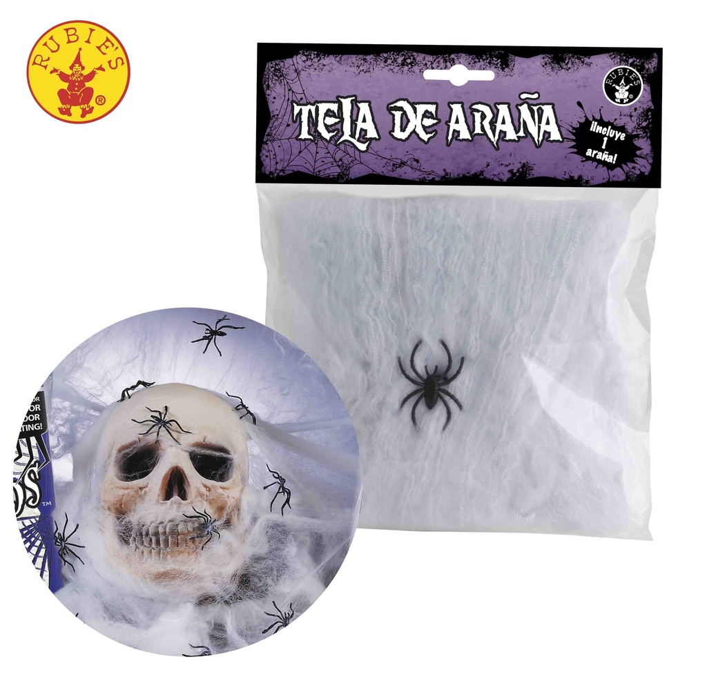 MINI TELA DE ARAÑA BLANCA
