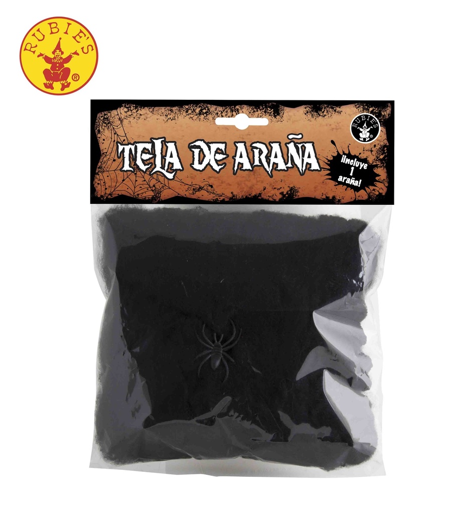 MINI TELA DE ARAÑA NEGRA