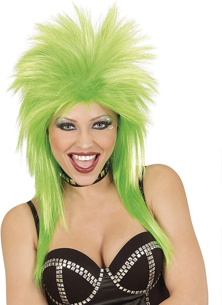 PELUCA ROCK STAR VERDE