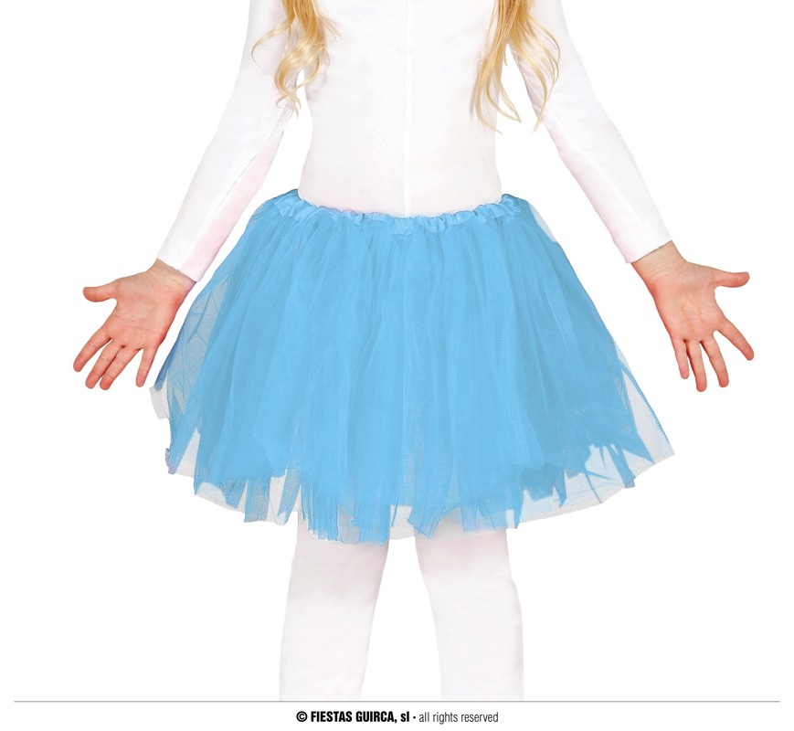 TUTU INFANTIL AZUL