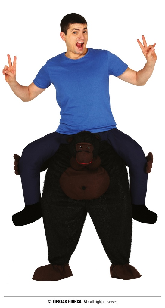 LET ME GO GORILA ADULTO T-L