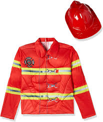 DISFRAZ SUPER BOMBERO INF 3-4 años