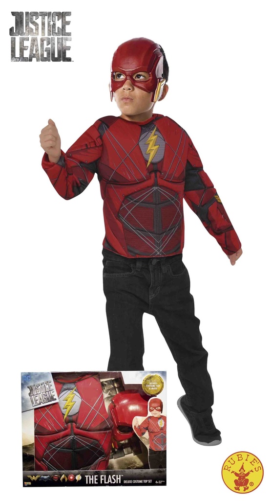 FLASH JL MOVIE PECHO MUSCULOSO CON CAJA