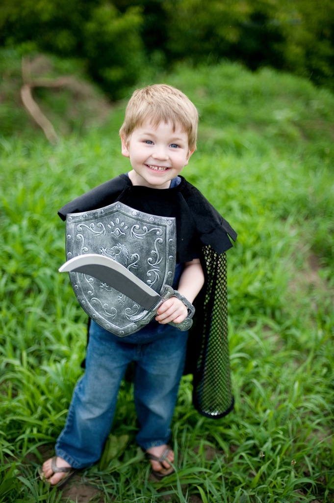 Action Knight Cape Sword/Shield 5/6