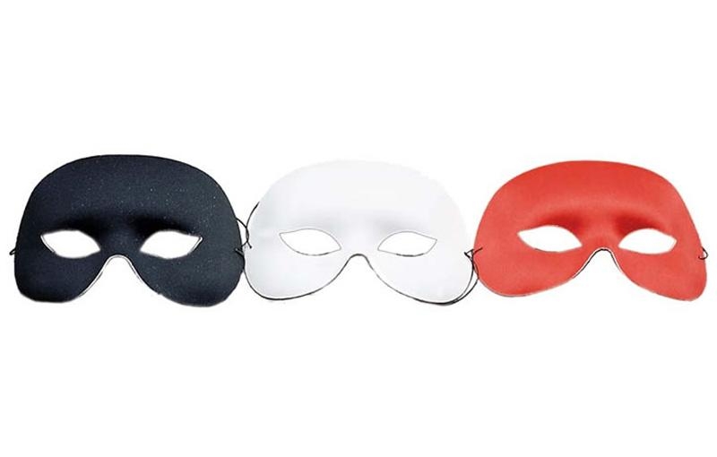 Antifaz coctail rojo