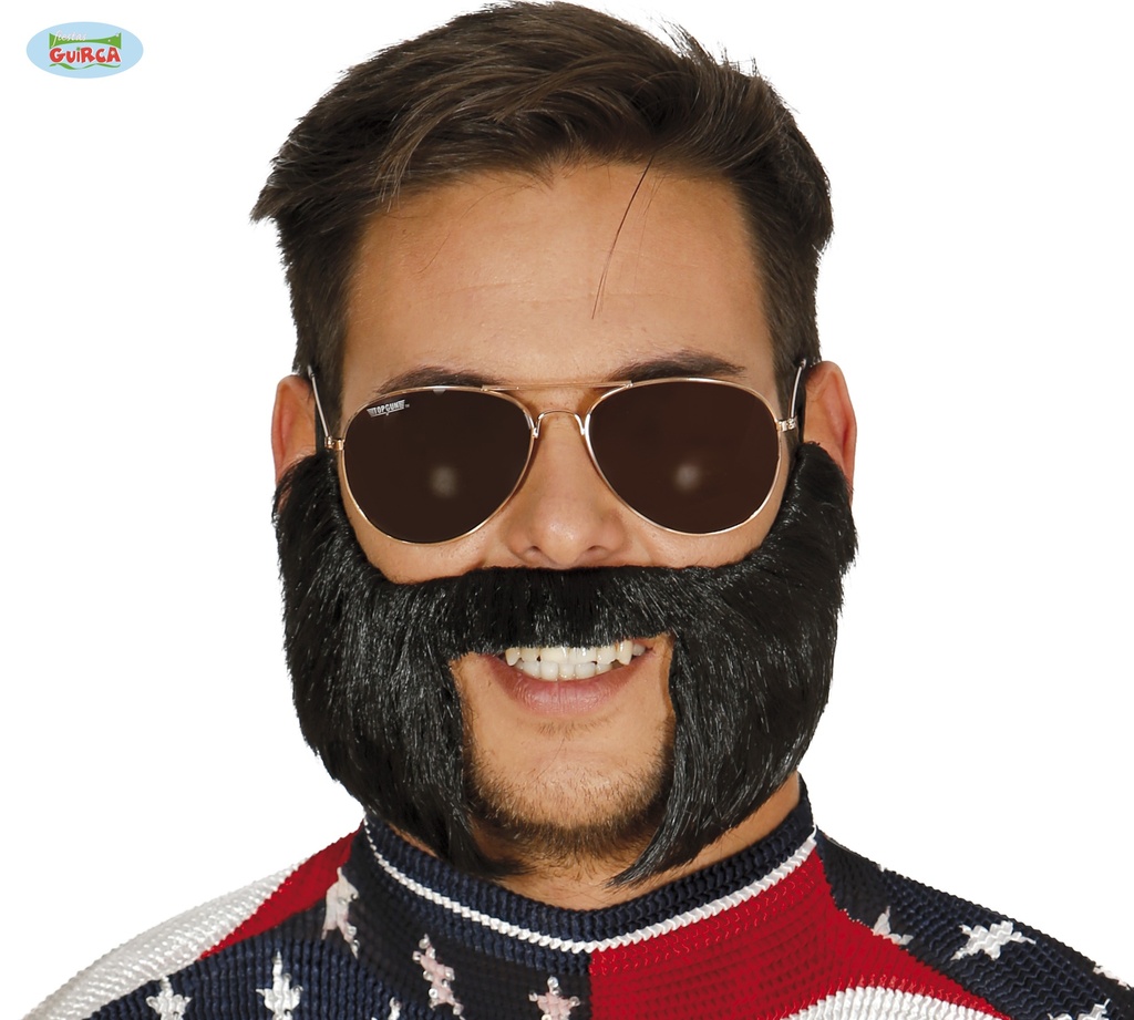 BIGOTE CON PATILLAS (ENVASE CAJA)