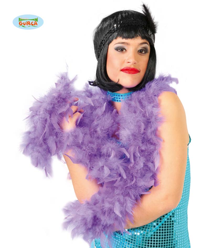 BOA PLUMA LILA 1,80 MTS. (40 GRAMOS)
