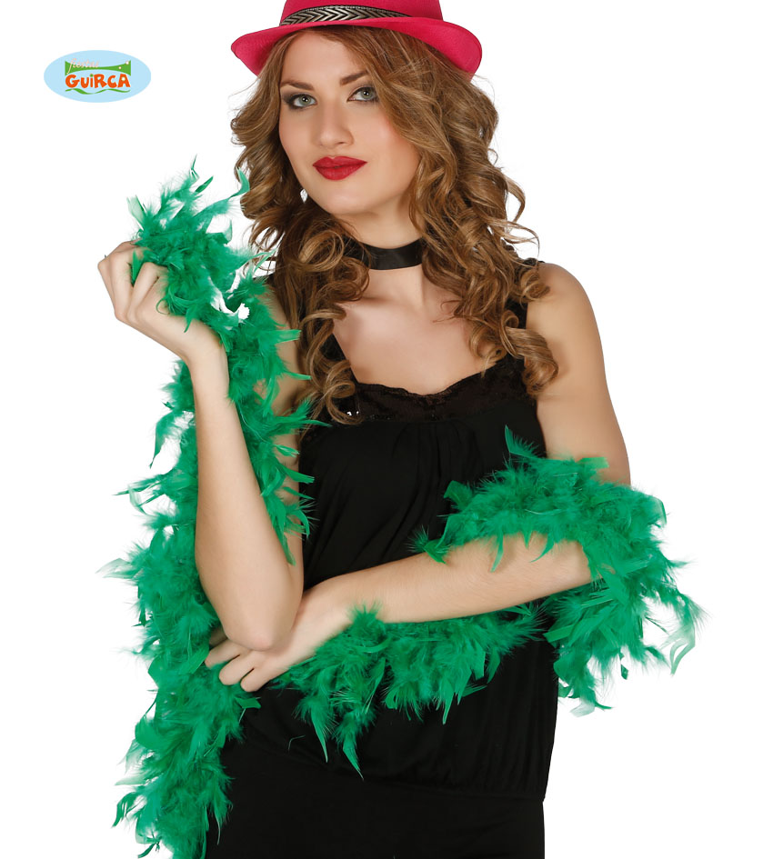 BOA PLUMA VERDE    1,80 MTS.(40 GRAMOS)
