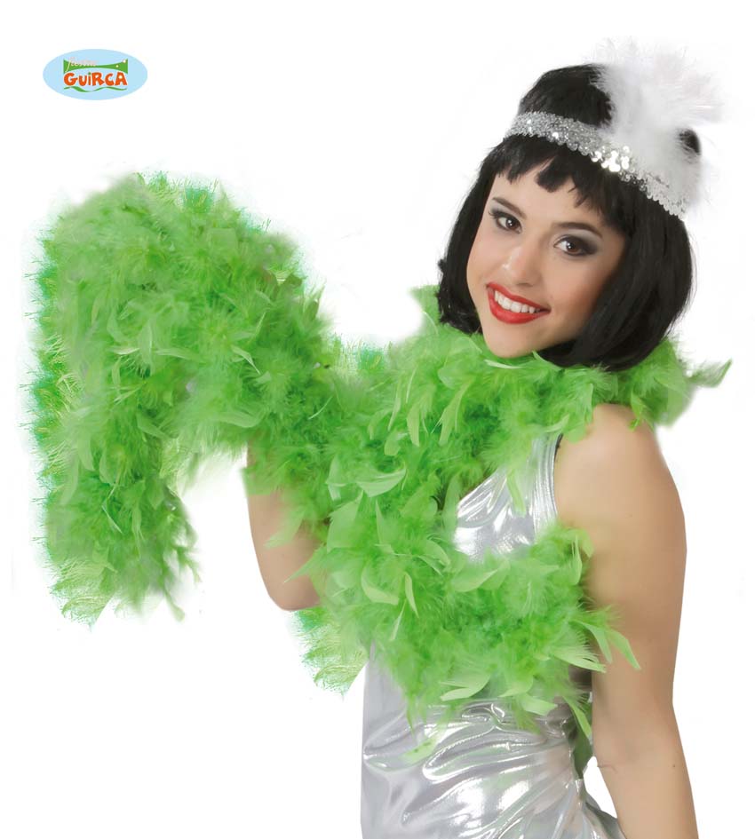 BOA PLUMA VERDE PISTACHO   1,80 MTS. (40