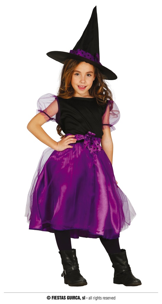 BRUJA LILA INFANTIL 10-12 AÑOS