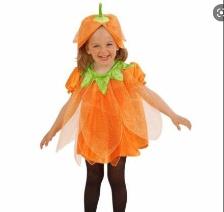 CALABAZA&quot;&quot; (vestido, tocado)